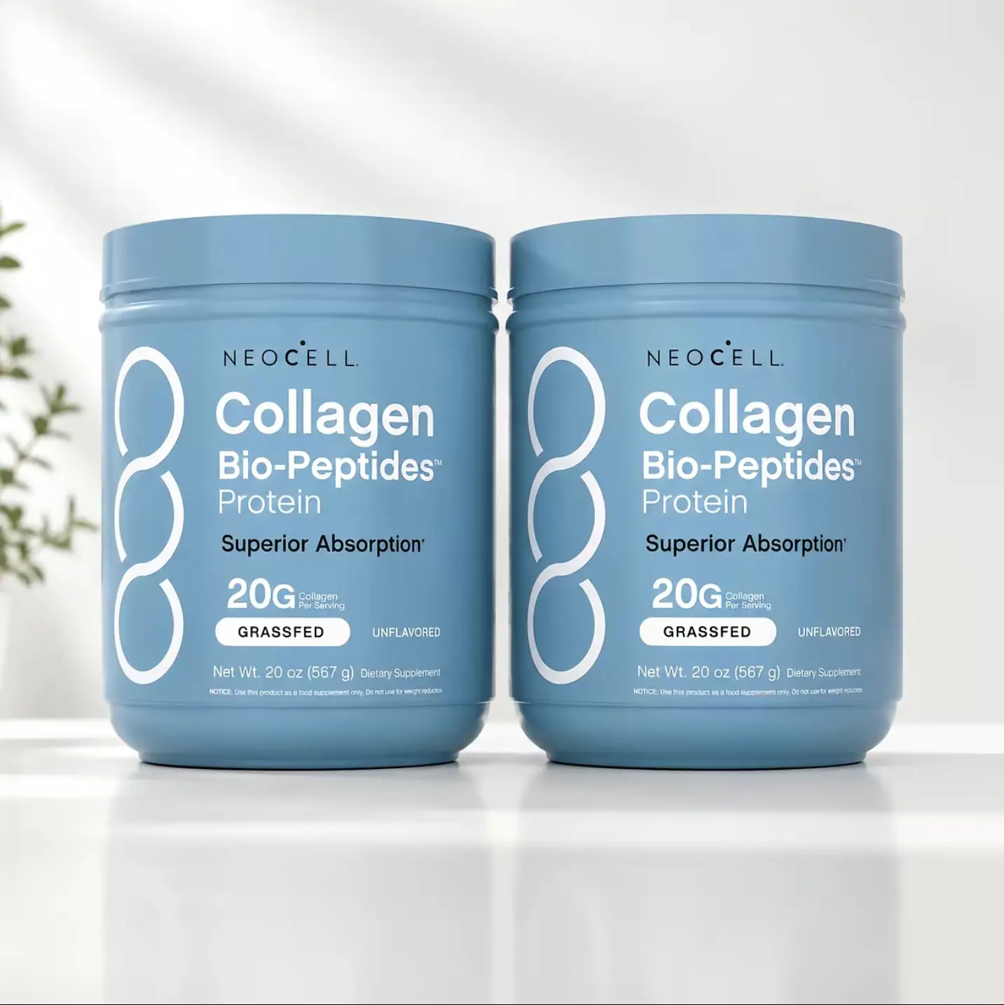 Discounted NeoCell Collagen Peptides Powder - 20 oz Grass-Fed Protein Supplement for Health, Nutrition & Wellness Support