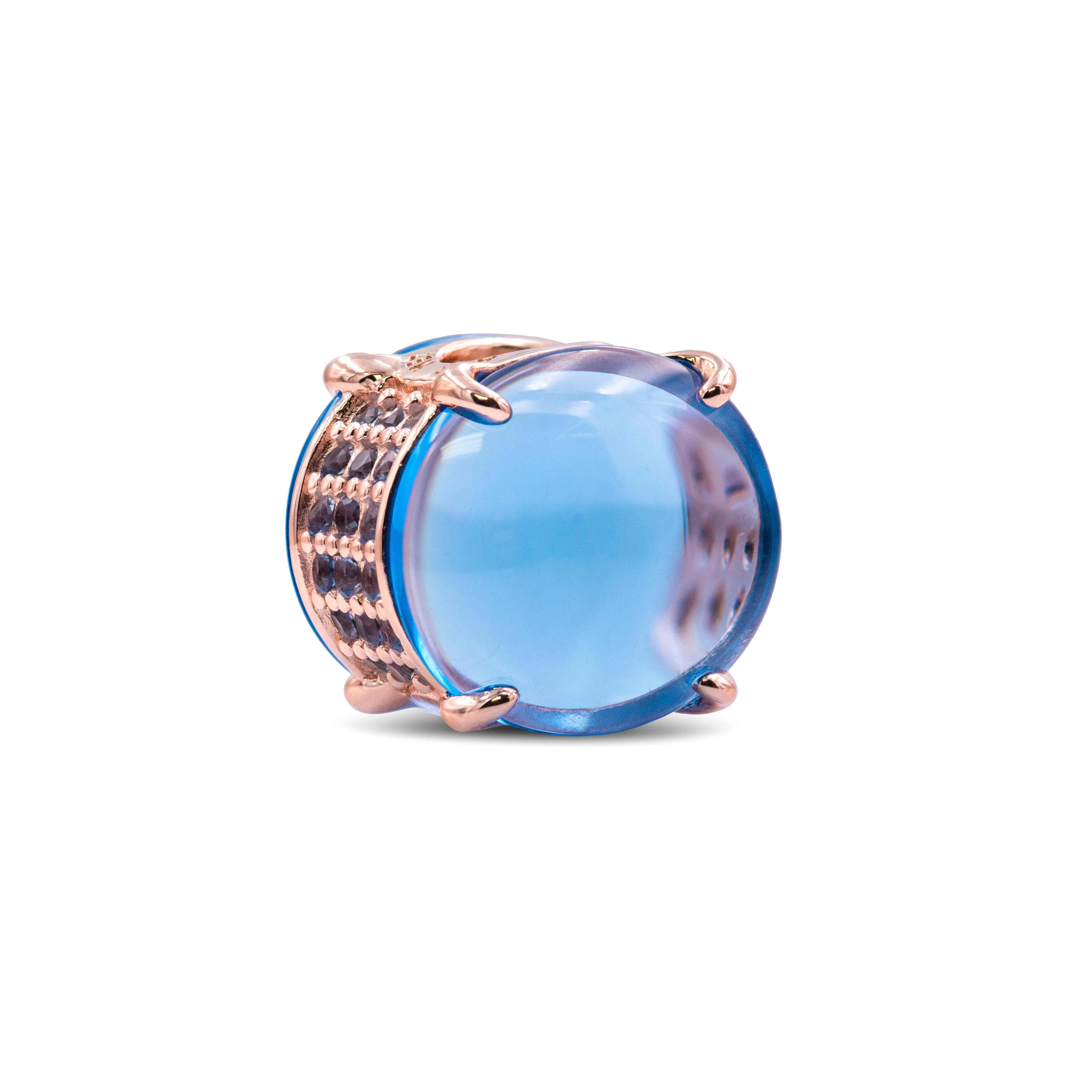 Pandora Colours Blue Oval Cabochon Charm - 789309C01
