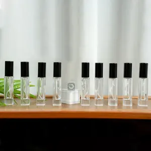 10 Pack 0.17oz Fine Mist Spray Bottles Aluminum Atomizer Reusable Refillable Portable Travel Set Easy Clean Bottle Container, Makeup Container Set