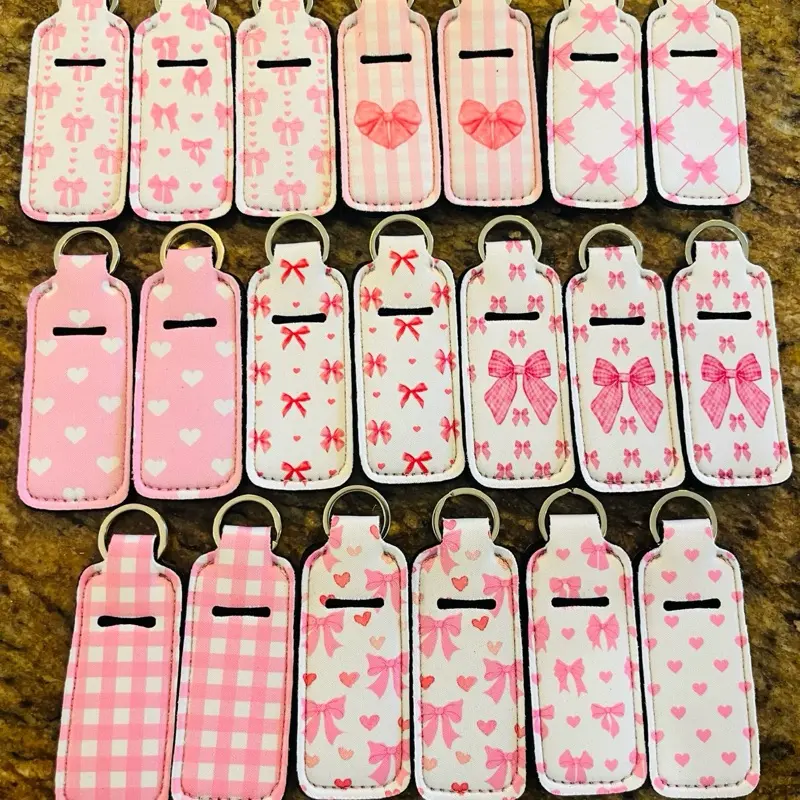 Chapstick keychain holder set of 5