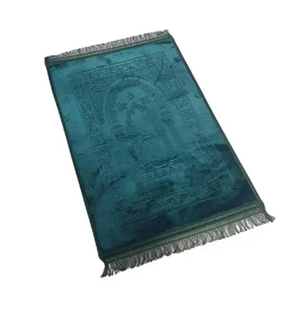 Paded Velvet Prayer Mats (Non Slip) Size (80x120cm) By Darussalam