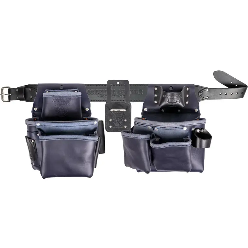 UB5080DB Pro Framer Tool Belt Setup with Double Outer Bag for Efficient Tool Organization and Easy Access