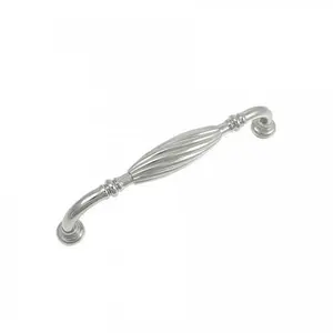 Strategic Brands  5 in. Polished Nickel French Twist Cabinet Pull