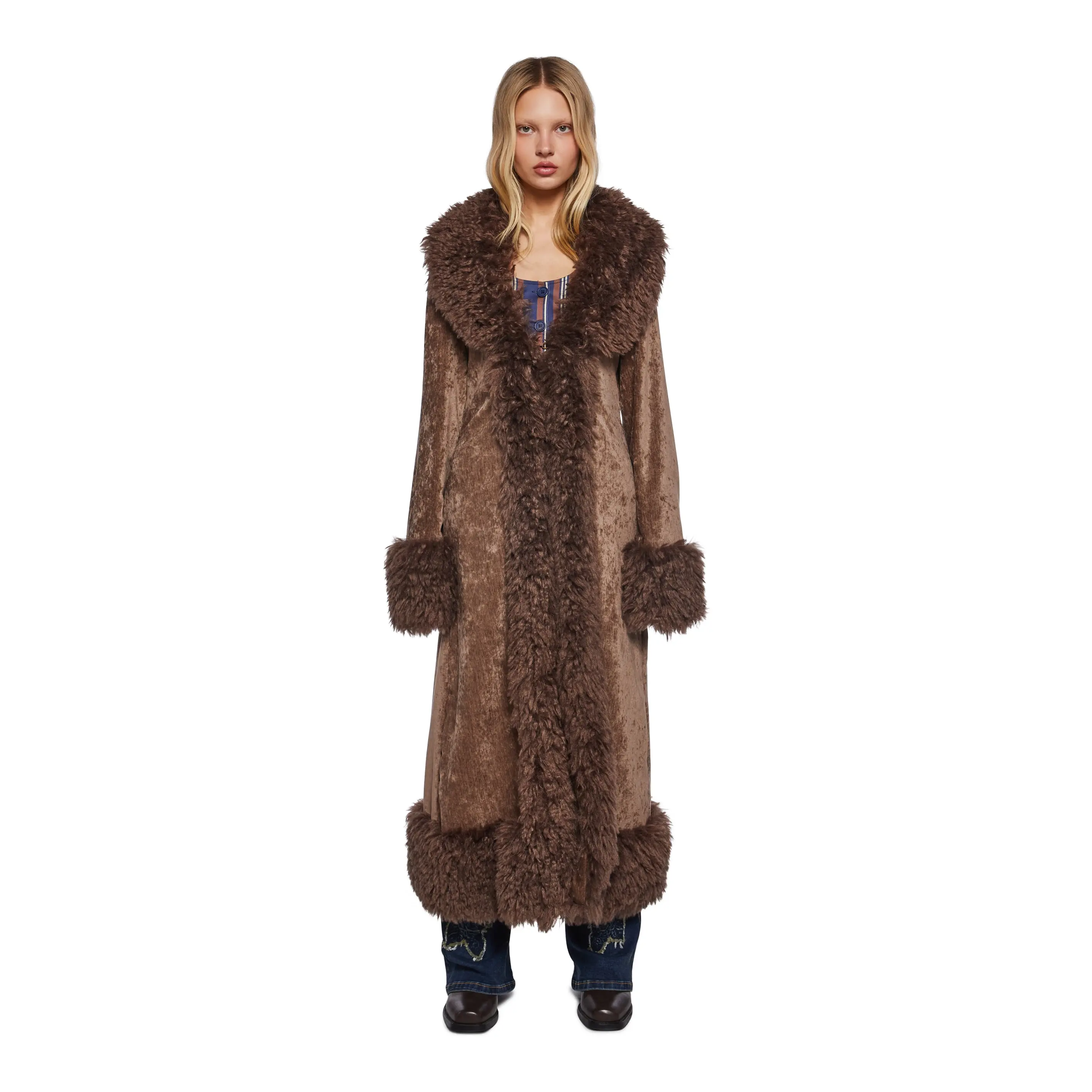 Bohemian Tourist Velvet Duster