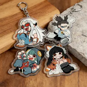 GACHIAKUTA Chibi Keychain – Cute Cartoon Bag Charm, Pendant Jewelry Accessory, Perfect Gift for Manga Fans