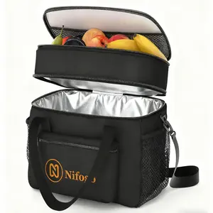 Large 15L Insulated Lunch Bag - Portable Water Resistant Cooler Tote for Work, Picnic & Daily Use