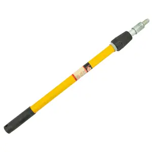 WorldWide Sales Online MBS 2ft-4ft Extension Pole Twist Lock Fiberglass Handle with Aluminum Head