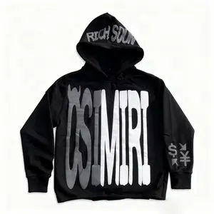 OSIMIRI Winter Outfit Hip-Hop Style HoodedSweatshirtLoose Fit Hoodies for Men Leisure Essential AlphaBetfoamY2K Streetwear Christmas Gifts Casual PulloverSportswearTops Clothes Menswear Sporty Stylish Fashion Day Gamis