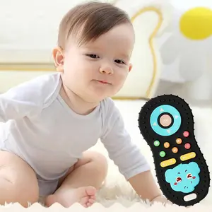 Baby Gift Set Silicone Baby Teething Toys,Sand hammer toy Baby Remote Control Toy, Remote Toy for Babies 3-24 Months, Baby Remote Teething Toys, Teething Toys 6-12 Months, Teething Toys