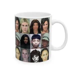 Real Housewives Mugshot Ceramic Coffee Mug Funny Fan Gift  11oz 15oz