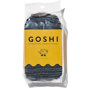 GOSHI Exfoliating Shower Sponge - Rip-Resistant, Rapid-Drying Exfoliating Bath Sponge for All Skin Types - Made in Japan