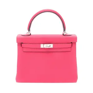 Pre-owned HERMÈS Calfskin Shoulder Bags Hermes Kelly25 Togo Handbag