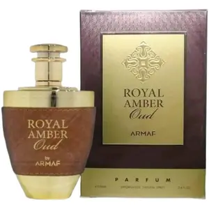 Armaf Royal Amber Oud Men's Eau de Parfum (EDP) Perfumes - 3.3/3.4 fl oz, Agarwood Base, Vanilla Perfume, Oud Men's Fragrance, New in Box