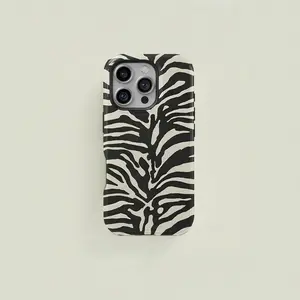 Luxury Zebra Stripe Dual Layer Phone Case Cover, Protection, Anti-Fingerprint, Shockproof, Scratch Resistant, Fits Samsung Galaxy & iPhone Series