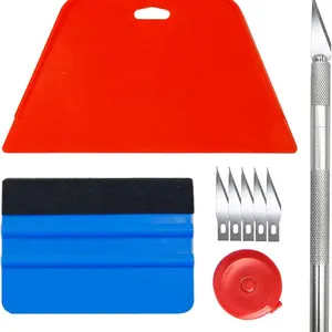 9-Piece Smooth Tool Kit Set, Ideal for Wallpaper & Vinyl Tile Installation, Essential Tools for Home Renovation Projects