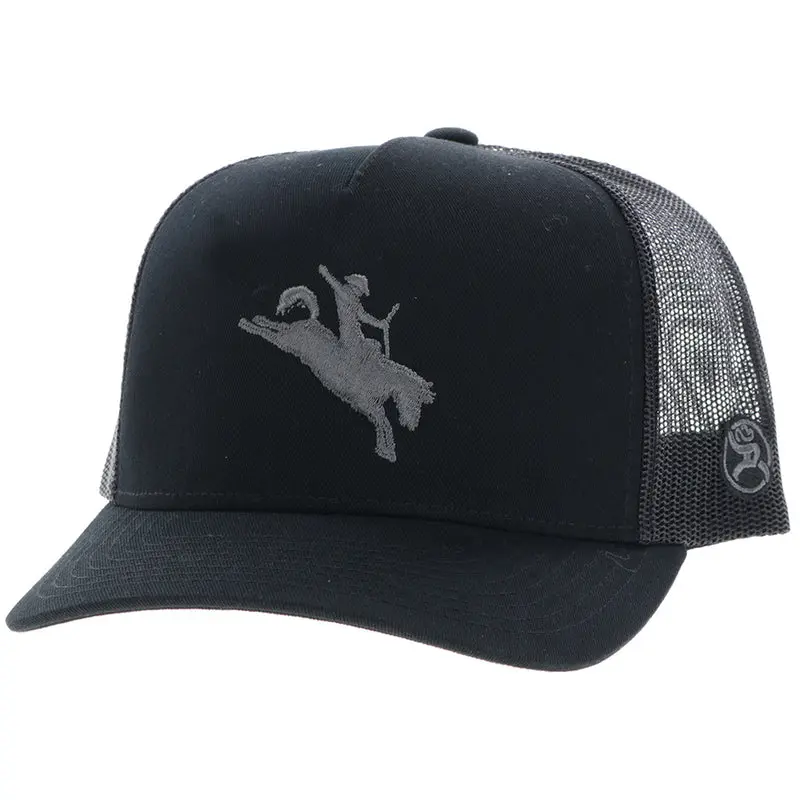 HOOEY "WHIT" HAT BLACK W/GREY LOGO