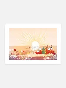 [UNFRAMED POSTER] Moomin Sunset by the Sea Poster