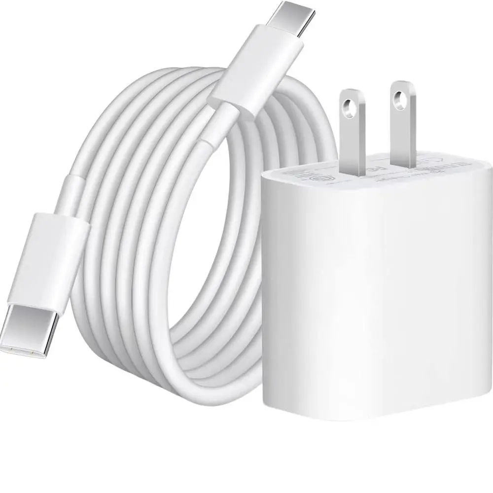 20W iPhone 17 USB-C Fast Charging Charger, 60W USB C to USB C Fast Charging Cable, Compatible with iPhone 17/16/15, iPad Pro, AirPods, Quick Charge Adapter, Type C Charging