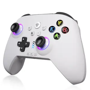 YUYIU Dawn Breaker No Stick Drift Wireless Pro Controller(Not ForXBox)  For PC Switch Steam with Hall Effect Sticks Linear Triggers Dual Vibration 6 Axis Gyro RGB Macro Buttons