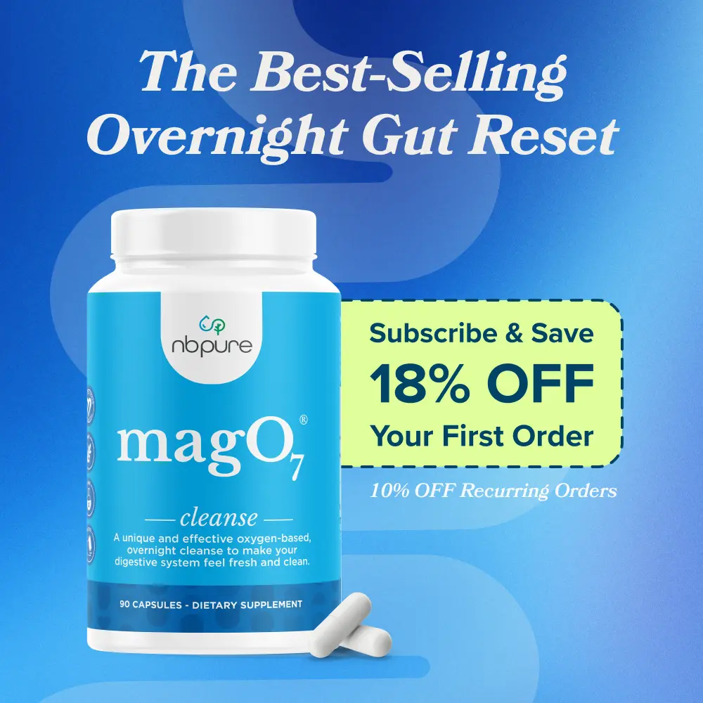 NBPure MagO7 - Original Oxygenated Magnesium Colon Cleanse & Digestive Detox Support