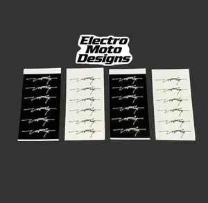 Electro Moto Designs - Mini Stark Signature Stickers