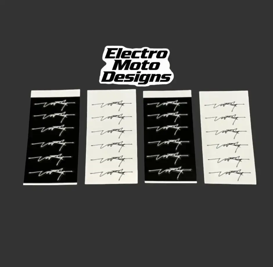 Electro Moto Designs - Mini Stark Signature Stickers