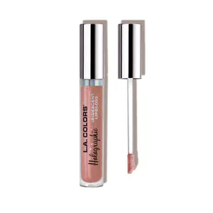 L.A. Colors Holographic Iridescent Glitter Lip Gloss - Shea-Infused, Hydrating Lip Care Makeup Cosmetic