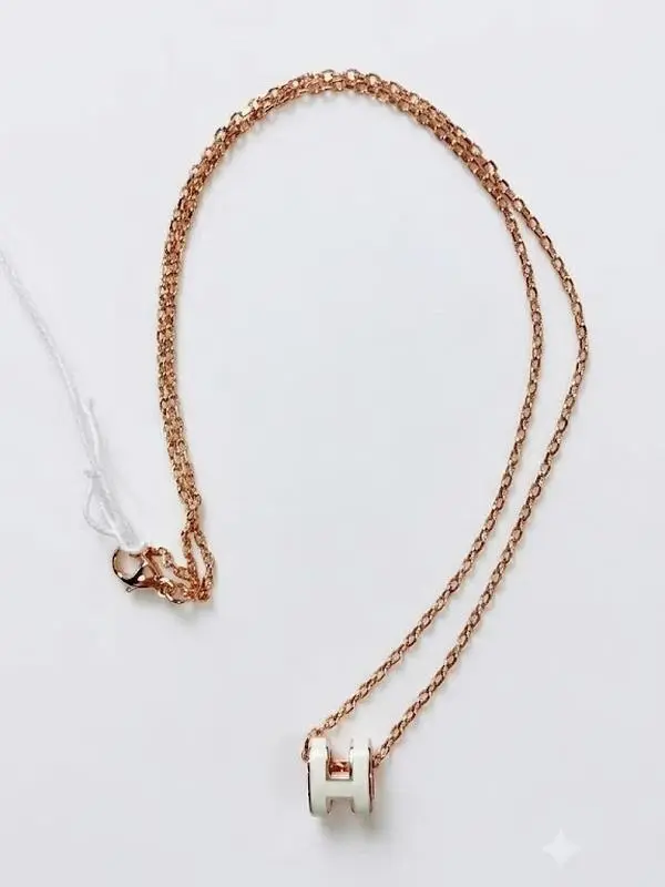 Pre-owned Hermès Mini Pop H necklace 4000041374678