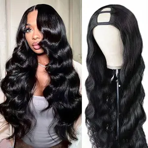 OQ HAIR Body Wave U Part Wigs Human Hair Upgrade Glueless Human Hair Wigs No Leave Out, No Glue, No Sew-in, Beginner Friendly