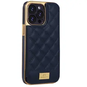 Quilted Design Phone Case with Card Slot, Shockproof Phone Protective Cover, Phone Accessory Compatible with iPhone 15 14 13 12 Pro Max, Phone Cover Casing