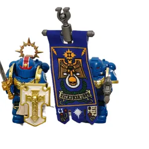 6 Chapter Banner Options for Space Marine Micro Action Building Block Figures