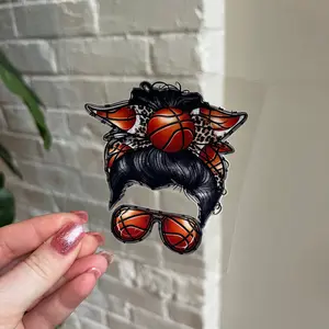 Basketball Bun UV DTF Decal