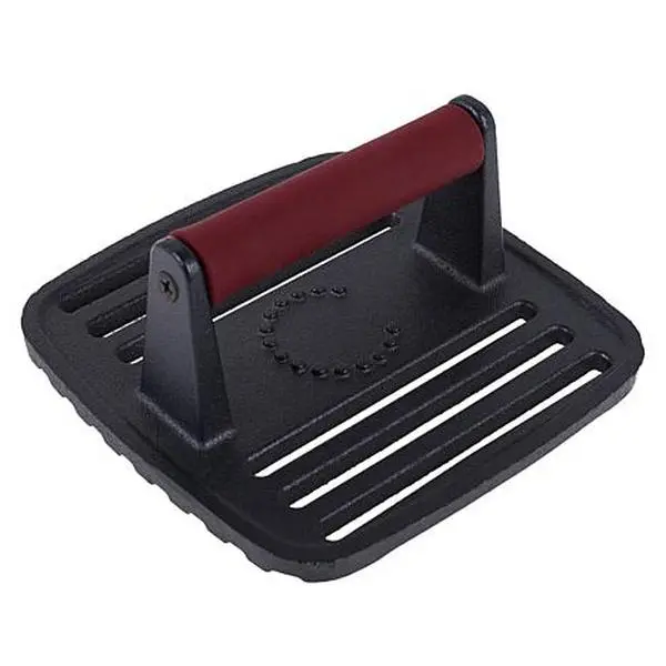 Curtis Stone Square Cast Iron Grill Press