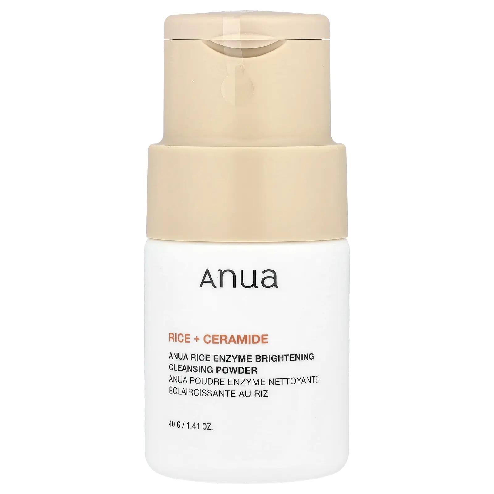 Anua Rice Enzyme Brightening Cleansing Powder, Rice + Ceramide, 1.41 oz (40 g)