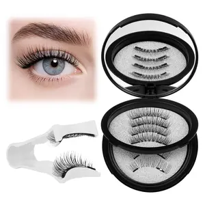 （Please confirm the product specifications）Reusable Magnetic Eyelashes - No Glue Needed, Natural Look with Applicator & Mirror all-day comfort