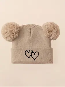 Unisex Beanie Hat for Toddlers, Kids & Babies, Y2K Style, Newborn Knitted Hat, Warm Winter Cap for Outdoor Use, Knitting Beanie