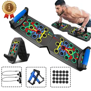 Push Up Board, Home Gym Portable Collapsible Push Up Bar, Gift for Fitness Enthusiasts, Pectoral Abdominal Training Equipment for Men and Women, , Fitness Enthusiasts, Upper Body Strength Hand Grip Trainer Hand Grip Exerciser