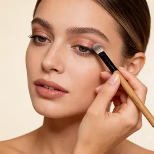 Vegan Concealer Paw Brush - Cruelty-Free Eyes Brushes for Dark Circles & Discoloration, Easy Blending, Seamless Application, Spot Coverage for Liquid or Powder Makeup