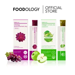 [FOODOLOGY] Balance & Beauty Set | Bowel Movement Jelly + Collagen Centella Jelly | Gut Health, K-Beauty Collagen Glow Combo