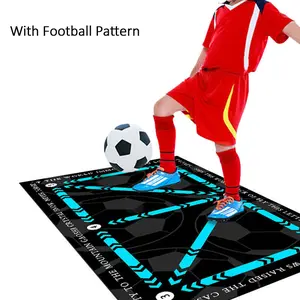 Football Foot Training Mat - Ball Control & Footwork Anti-Slip Floor Mat, Home Training Exercise Mat, Indoor Soundproof Fitness Mat, Essential for Football Enthusiasts, Advanced Football Training Equipment