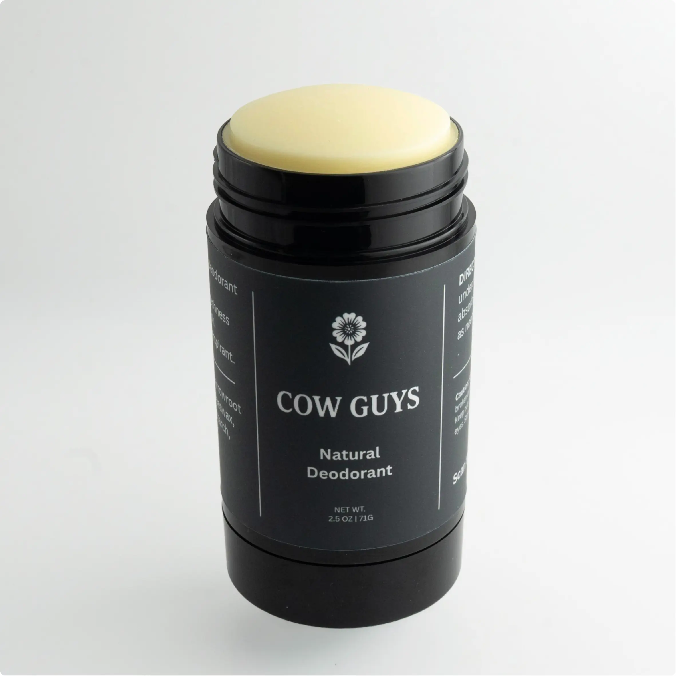 Natural Tallow Deodorant Stick for Women & Men | Aluminum Free | Magnesium Hydroxide | Baking Soda Free | No Sting, No Stains, No White Residue | Long-Lasting Odor Protection for Sensitive Skin | 2.5 oz | Made in USA