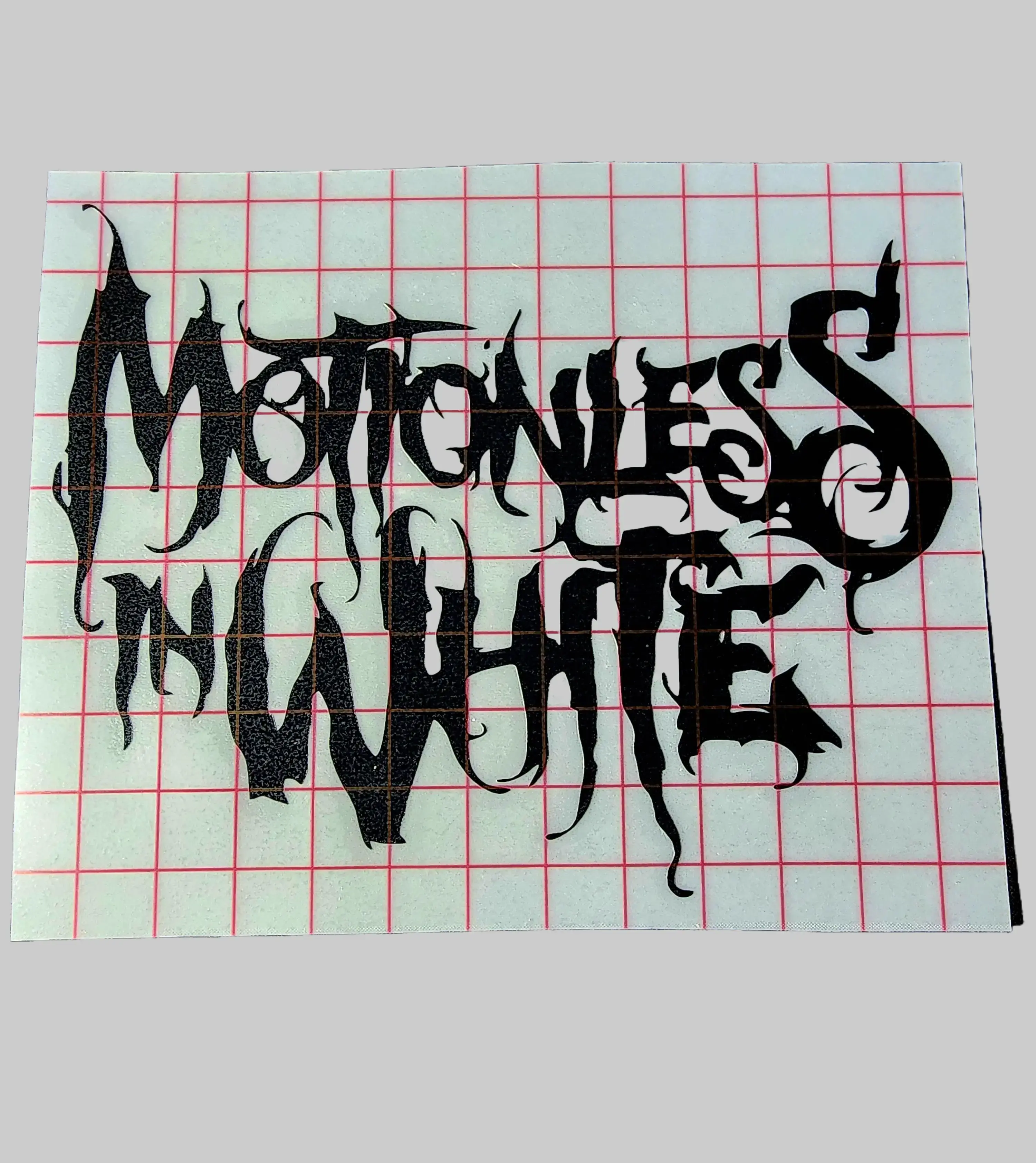 Motionless in White Metal Band Symbol Vinyl Window Decal Heavy Metal Metalcore Screamo Handmade in USA Easy Install Long Lasting Water & UV Resistant