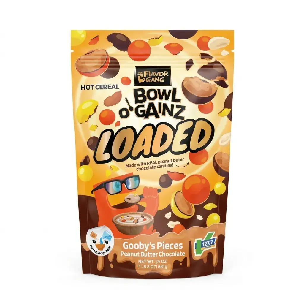 The Flavor Gang Bowl O' Gainz Macro-Friendly Hot Cereal The Flavor Gang Bowl O' Gainz Macro-Friendly Hot Cereal