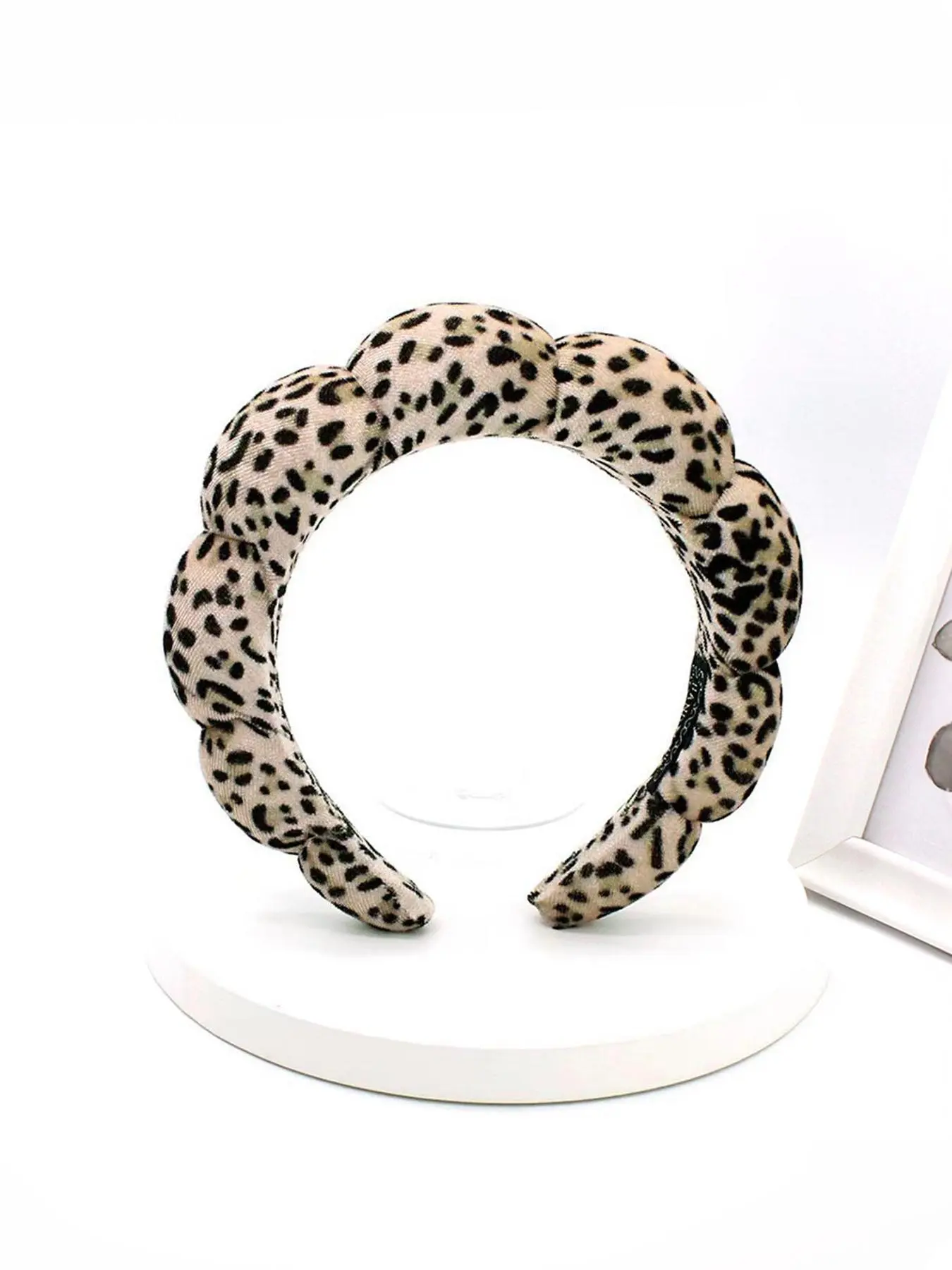 Leopard Print Hair Hoop, Fashionable Hair Accessories for Women & Girls, Pull Headband, Wash Face, Bath, Make Up, Fix Hair Band, Headbands Women, Stretchy Headbands, Hairband