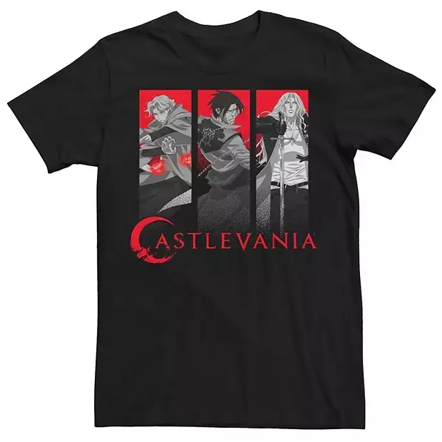 Men's Women's Netflix Castlevania Trio Panels Tee