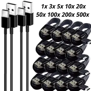 USB Type C Fast Charging Charger Cable For Samsung S8 S9 S10 S20 iPhone 15 LOT