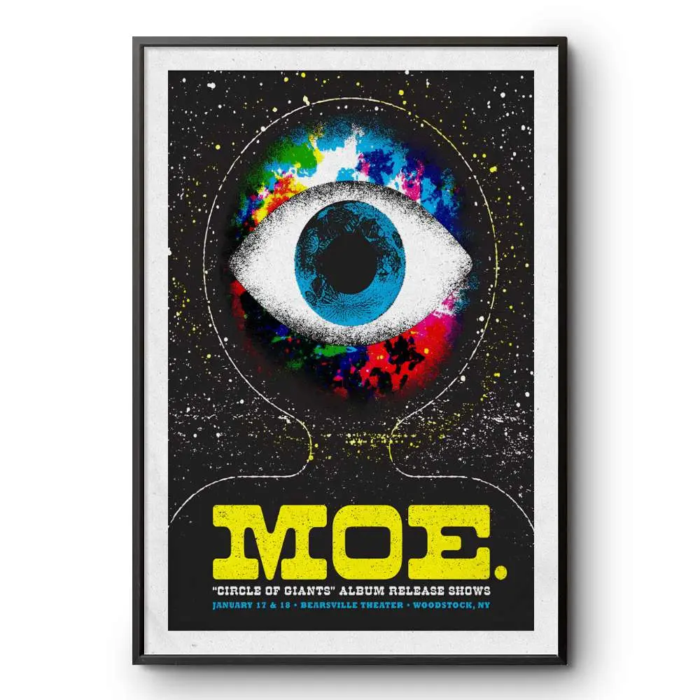 Moe. At Bearsville Theater In Woodstock, NY On Jan 17-18 2025 Tour Poster