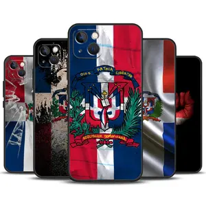 Dominican Republic Flag Phone Case For17 promax 17e 17 16 15 14 13 12 11 Mini Pro Max Air X XR XSMAX For Samsung S26 S25 S24 S23 S22 FE Ultra Plus Edge  Bumper Cases Cover