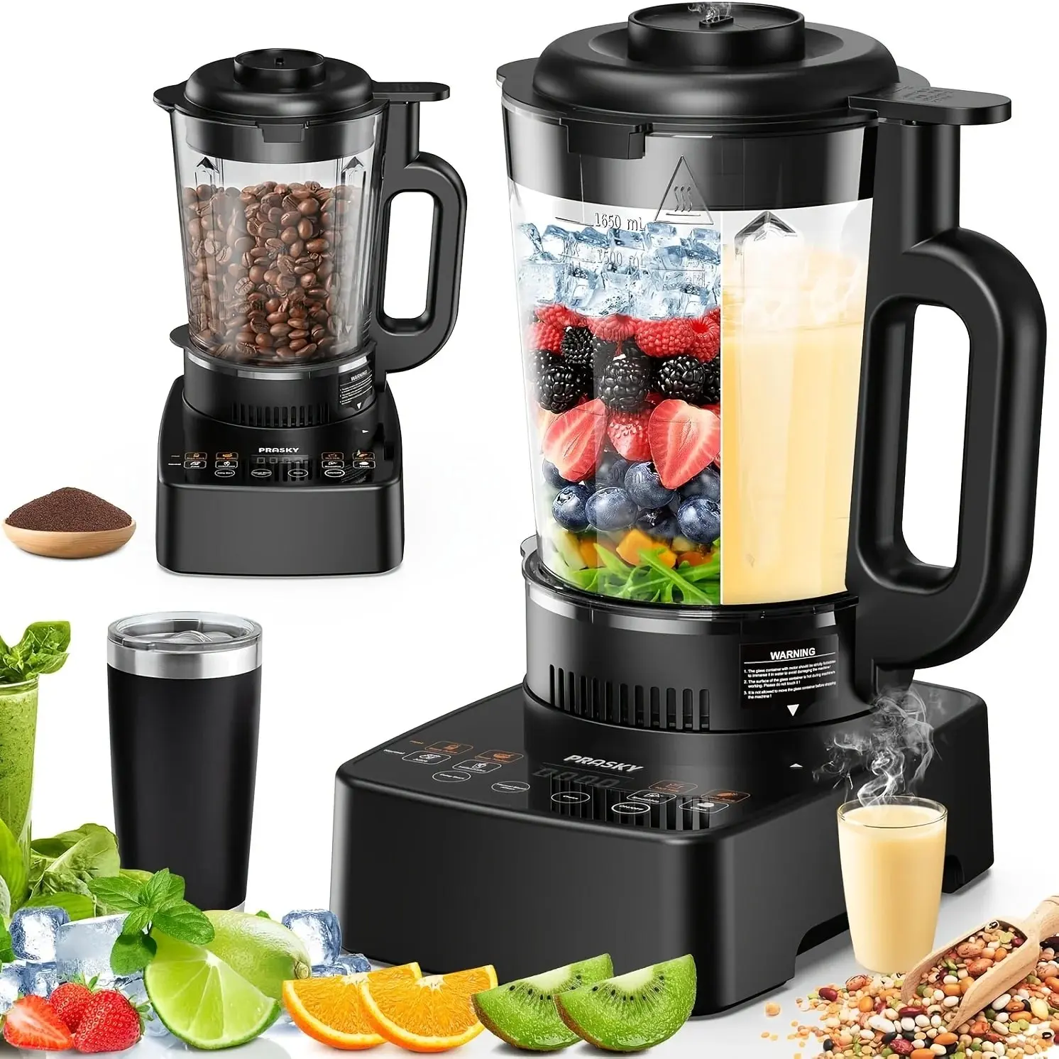 2400W Heating Blender, To-Go Cup
