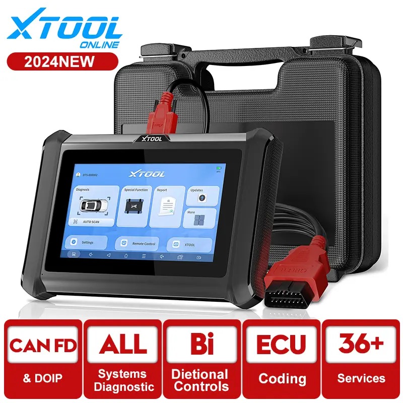[Summervibes] XTOOL D7S Automotive Diagnostic Tool with 3-Year Updates, Newest, DoIP & CAN FD, ECU Coding, 36+ Services, Bidirectional Scanner for car, OE Full Diagnosis, Upgraded Ver. of D7